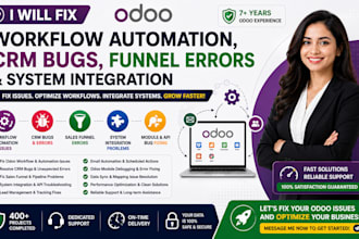 fix odoo workflow automation crm bugs funnel errors and system integration