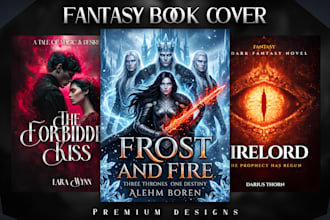 design professional fantasy book cover for ebook, kindle and KDP