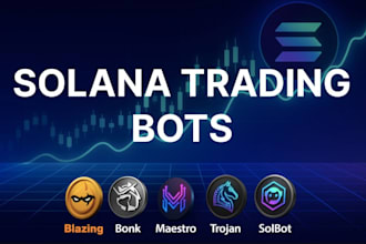 custom solana trading bot, crypto automation and token tools