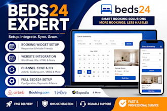 fix beds24, setup beds24 booking widget and integrate beds24 with your website
