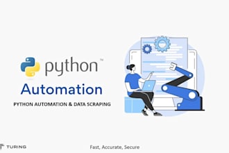 write custom python web scraping and automation scripts