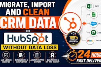 migrate, import and clean CRM data in hubspot without data loss