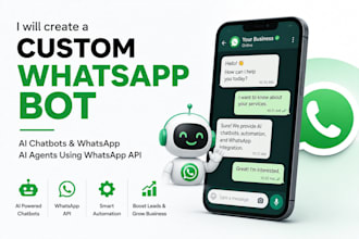 create a custom whatsapp bot, ai chatbots whatsapp ai agents using whatsapp API