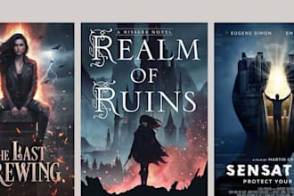 design fiction and fantasy book cover and ebook cover design