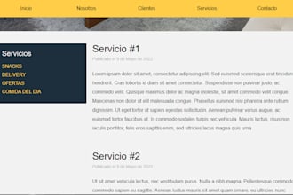creare una pagina web con HTML, CSS y javascript