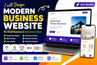 build a professional small business website with SEO and responsive design