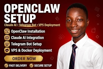deploy openclaw ai agent with claude and telegram, whatsapp