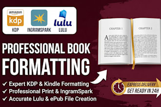 proofread, edit, kdp book formatting, paperback, book publishing, book editor
