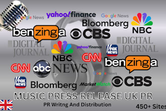 do music press release writing and UK media outreach distribution UK pr