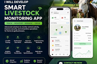 create livestock monitoring apps with smart tracking systems