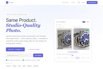 build landing pages for your website