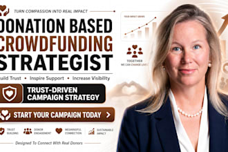 create a donation based crowdfunding campaign that inspires support