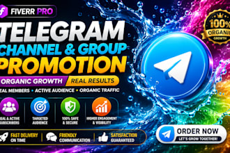do telegram channel promotion organic telegram subscribers increase group member
