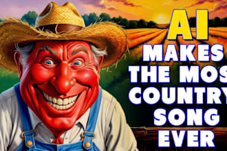 produce high quality ai country music song