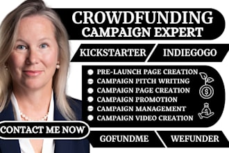 market and promote your crowdfunding campaign on kickstarter indiegogo gofundme