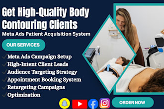 get high quality body contouring coolsculpting clients using meta ads