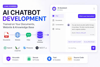 build a rag ai chatbot trained on your documents and website