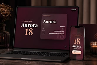 design a premium interactive digital invitation