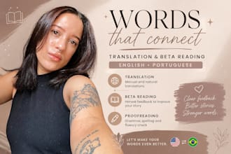 provide detailed beta reading feedback and translation