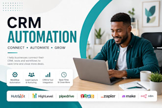 hubspot gohighlevel pipedrive zoho monday jobber zapier make n8n crm automation