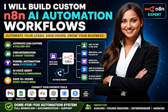 create n8n automation CRM workflow and ai voice agent