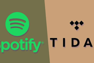 build spotify streaming bot, music streaming bot, souncloud music bot, tidal bot