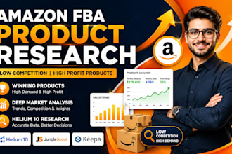 amazon fba product research for profitable low competition products