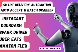 instacart bot uber bot spark bot amazon driver bot spark driver bot doordash bot