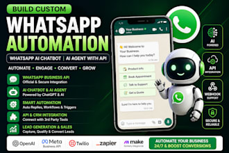 build custom whatsapp automation whatsapp ai chatbot whatsapp ai agent with API