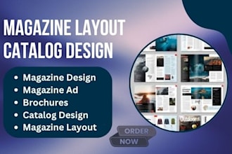design magazine layout catalog magazine cover magazine ad brochures book layout
