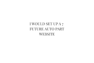 build an auto part website