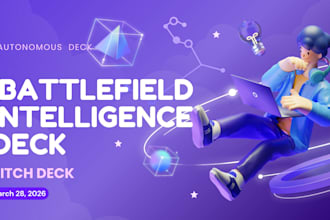 design ai pitch deck battlefield intelligence deck autonomous  deck