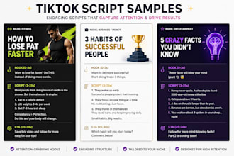 create engaging short form video scripts