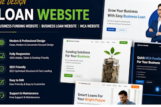 design loan website business funding website business loan website mca website