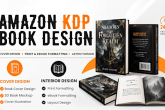 fix and design a childrens book cover, redesign kid book cover in 24 hours