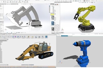 2d 3d cad industrial product design assembly mechanical in solidworks fusion 360