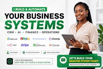 gohighlevel activecampaign clickup n8n ai stripe quickbooks operation management