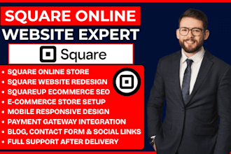 do square online store square website redesign squareup ecommerce website seo