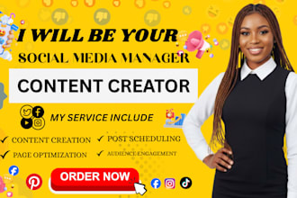 be your social media manager social media marketing manager social media post