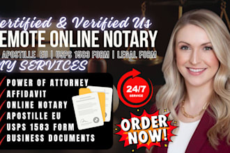 notarize your document online for affidavits, US notary public