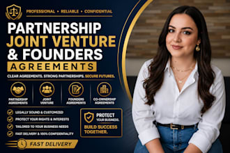 create partnership joint venture and founders agreements