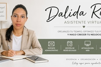 be your virtual assistant for admin support
