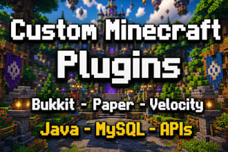 develop minecraft server plugins