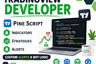 create tradingview pinescript indicator strategy and trading bot