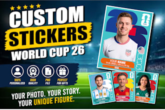 create a custom world cup 2026 sticker for you