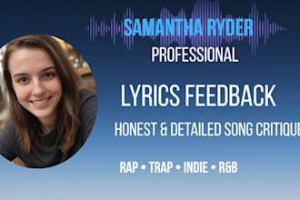 professionally review your song lyrics