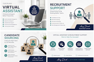 provide linkedin recruiting and admin support