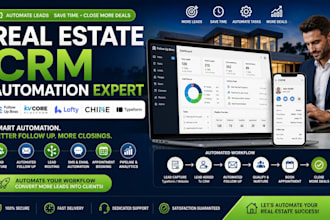 setup real estate crm automation with follow up boss kvcore typeform workflows