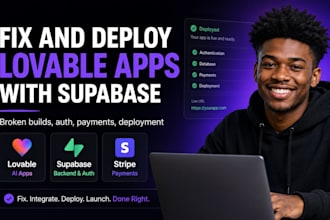 fix and deploy lovable ai apps with supabase and stripe