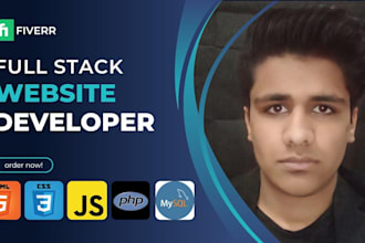 develop responsive frontend websites with PHP and mysql backend support